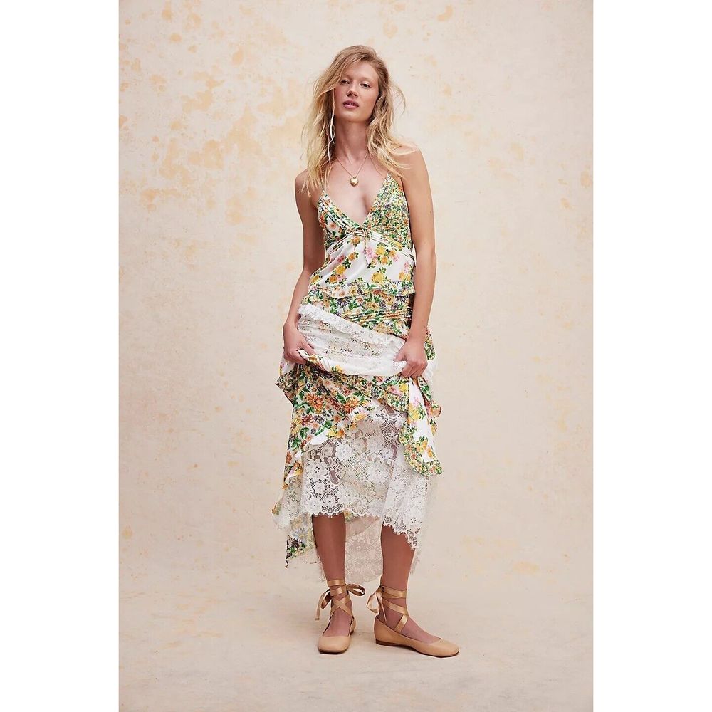 Free People For Love & Lemons Rosalyn Maxi Dress